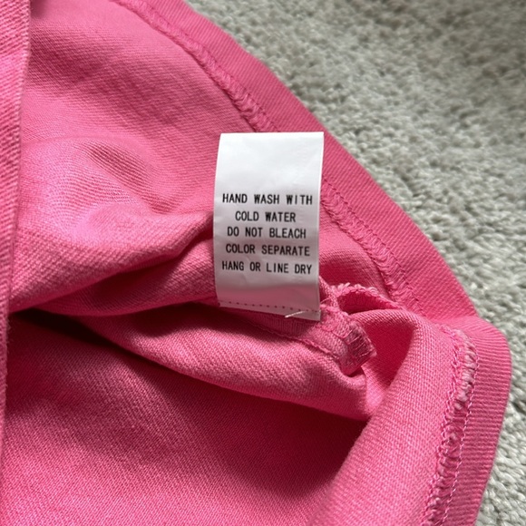 Cloud Ten Pink Denim Fringe Dress - Picture 11 of 11